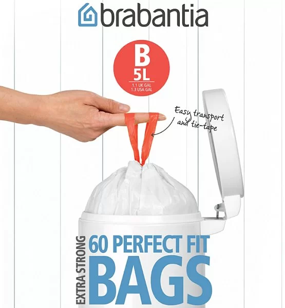 Мешки для мусора PerfectFit, 5л, 60шт, Brabantia, 348969 - изобр. 7