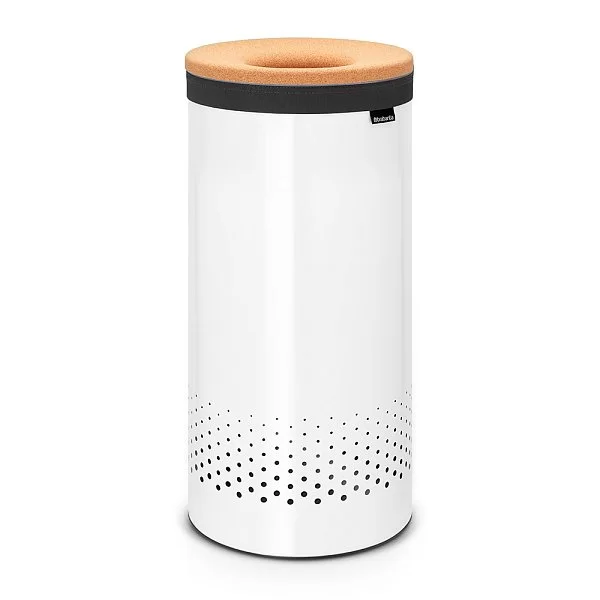 Бак для белья 35л, пробковая крышка, белый, Brabantia, 104367 - изобр. 7