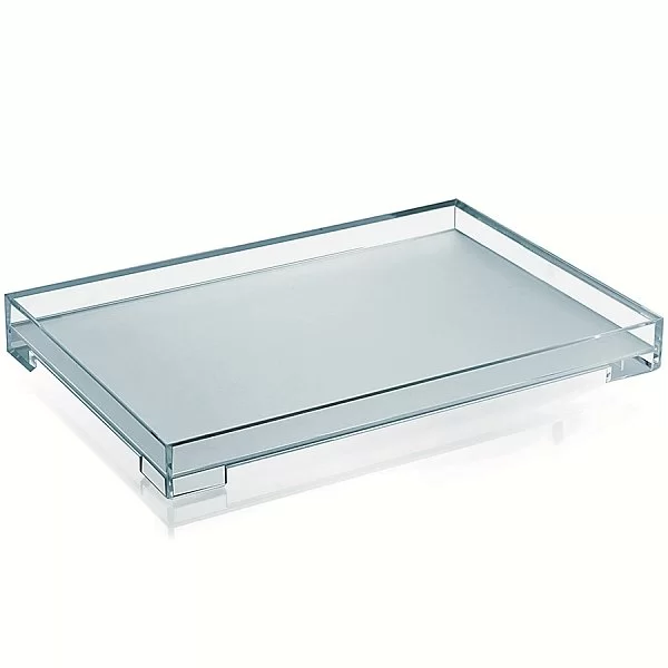 Поднос Essence L 46х32х5 см, материал акрил, цвет голубой, Guzzini, Италия, 19780081 - изобр. 7