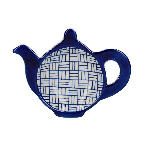 Подставка под чайные пакетики London Pottery, длина 14,5 см, цвет синий, керамика, Kitchen Craft, Великобритания, JY18LT61 - изобр. 7