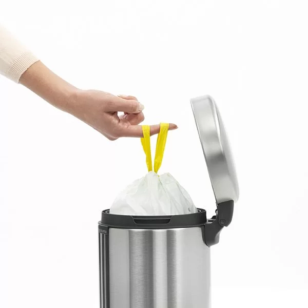 Мусорный бак с педалью NewIcon, 3л, стальной матовый, Brabantia, 113222 - изобр. 16