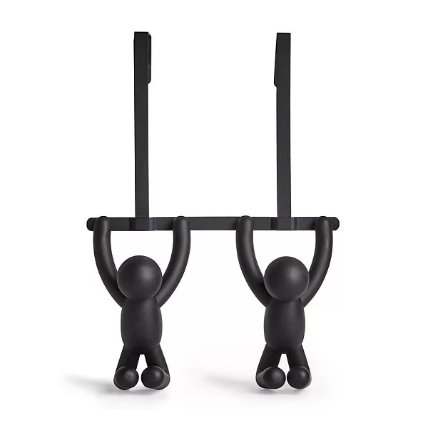 Вешалка надверная Buddy 31,8х21,6х10,8 см, цвет черный, материал металл + пластик, Umbra, Канада, 1004260-040 - изобр. 8