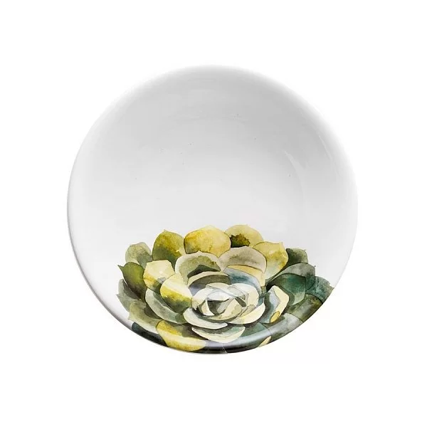 Набор из 2 глубоких тарелок Cactus 21 см, керамика, Nuova Cer, Италия, 9120/3-2CAT - изобр. 7