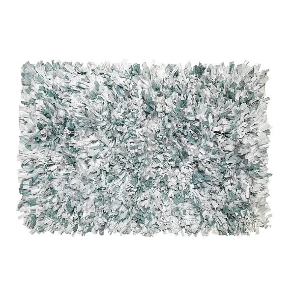 Коврик Paper Shag Mineral Blue 53х86 см, полиэстер + хлопок, Carnation Home Fashions, США, BM-M7L/57 - изобр. 7