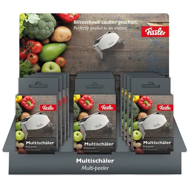 Овощечистка компактная Multi Peeler, нержавеющая сталь, Fissler, Германия,104001000 - изобр. 10