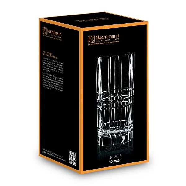 Ваза для цветов Square 23 см хрусталь, Nachtmann, 97781 - изобр. 8