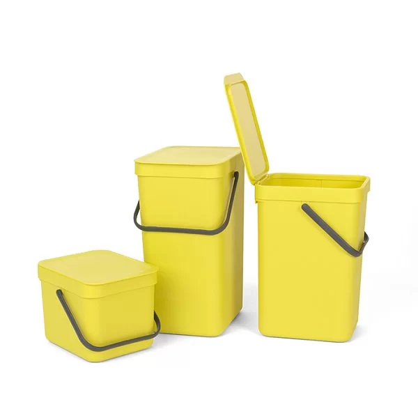 Мусорное ведро Sort & Go встраиваемое, 6л, желтый, Brabantia, 109683 - изобр. 12
