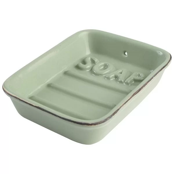 Мыльнца Ocean Green, 12,5x9,5x2,5 см, материал керамика, цвет зеленый, T&G, Великобритания, 18555 - изобр. 7