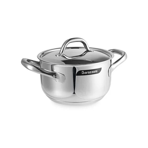 Кастрюля с крышкой Chef Line 2,1 л, диаметр 18 см, нержавеющая сталь, Barazzoni, Италия, 163602018 - изобр. 8