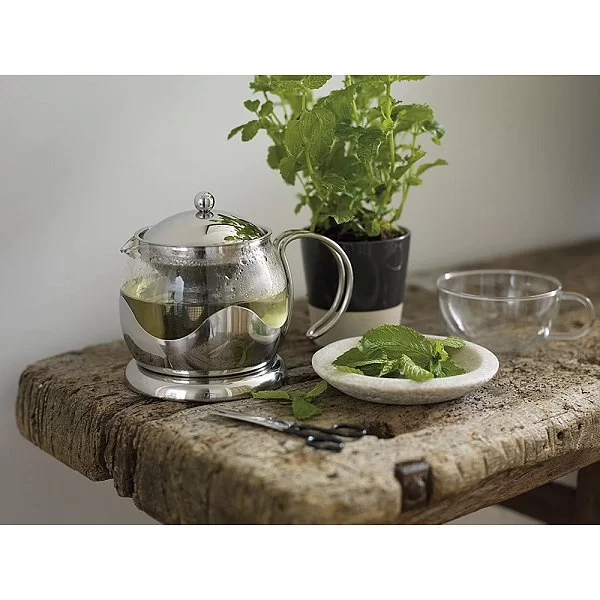 Чайник заварочный La Cafetiere 15x17 см, объем 600 мл,, материал стекло + сталь, цвет серебряный, Kitchen Craft, Великобритания, TM970000 - изобр. 8