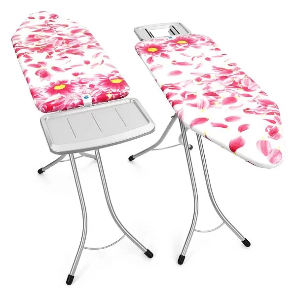 Гладильная доска 124x45 см, декор чехла "Розовый сантини", Brabantia, Бельгия, 101366 - изобр. 9