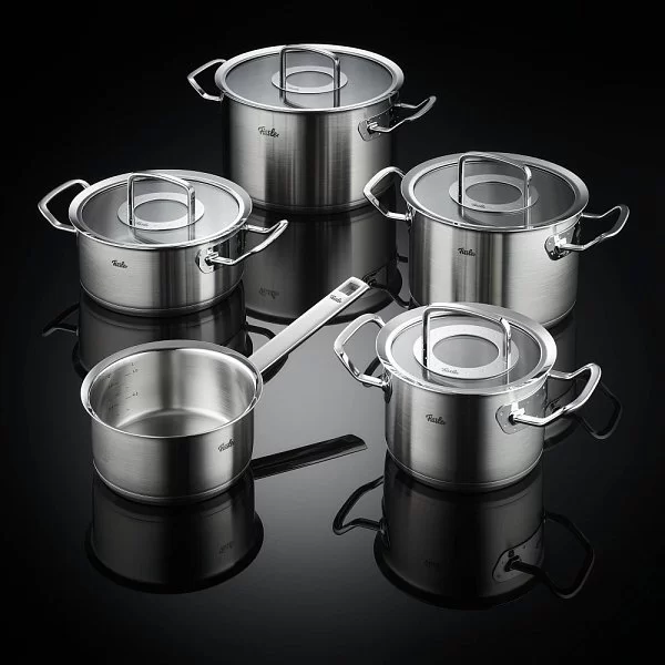 Набор посуды ORIGINAL-PROFI COLLECTION 5 предметов, нержавеющая сталь 18/10 + стекло, Fissler, Германия, 8412905000 - изобр. 8