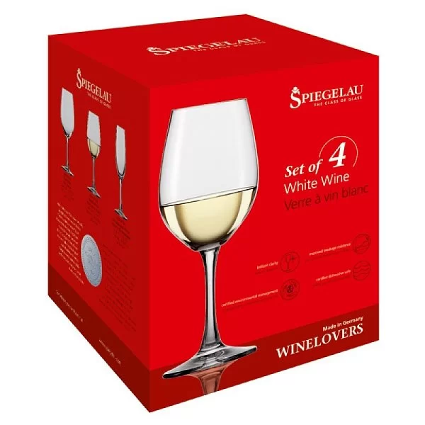 Набор бокалов для белого вина Winelovers 380 мл, 4 шт, хрустальное стекло, Spiegelau, 4090182 - изобр. 8