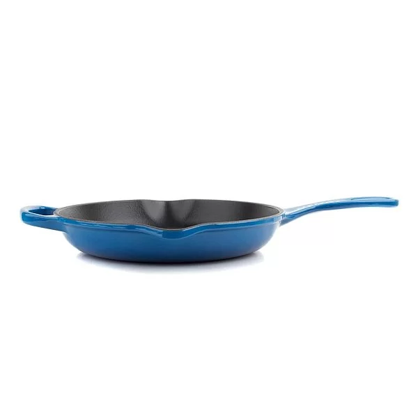 Сковорода с толстым дном 23 см, эмалированный чугун, цвет синий, Le Creuset, Франция, 20182232000422 - изобр. 8