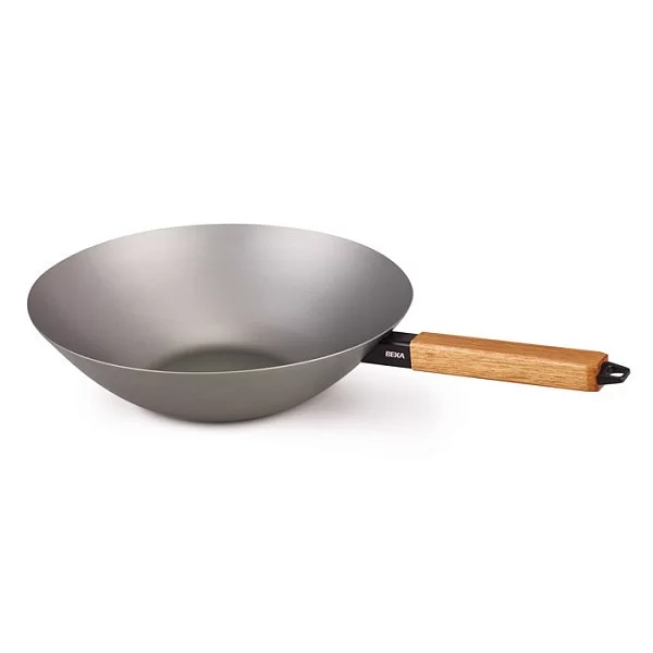 Сковорода вок Nomad 24 см, углеродистая сталь, цвет стальной, BEKA, Бельгия, 13970244 - изобр. 8