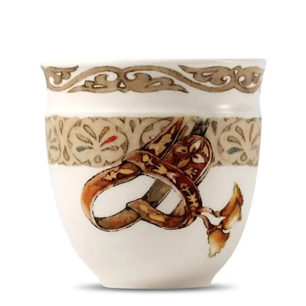 Стакан для эспрессо "Лошади ветра" 90 мл, высота 6,7 см, материал фаянс, Gien, Франция, 1751C2TP30 - изобр. 7