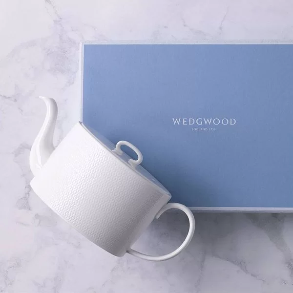 Чайник заварочный Gio 1000 мл, материал фарфор, цвет белый, Wedgwood, Великобритания, WGW-40023845 - изобр. 10