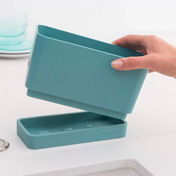 Органайзер для раковины 19х11,5х8,5 см, цвет мятный, Brabantia, 117527 - изобр. 10