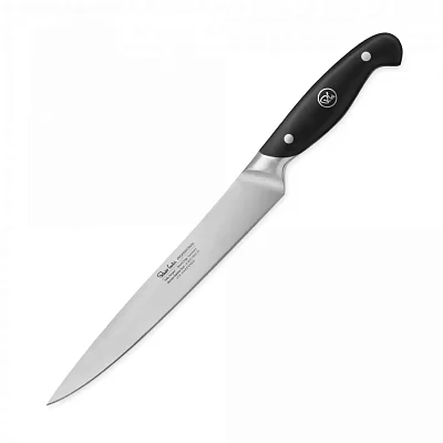 Нож кухонный для тонкой нарезки Ham Slicer длина лезвия 30,5 см, сталь Aus 8A, Kai, Япония, DM-0735 - изобр. 36