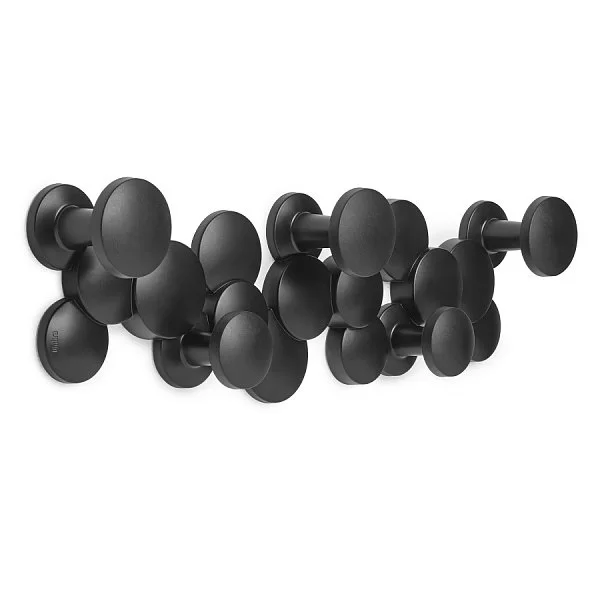 Вешалка настенная Bubble Hook 48,3х14,4х7,3 см, цвет черный, материал пластик, Umbra, Канада, 1010187-040 - изобр. 12