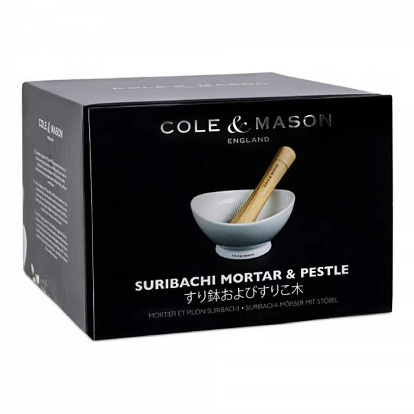 Ступка с пестиком Suribachi, в наборе 2 предмета, материал дерево + керамика, Cole&Mason, Великобритания, H111929 - изобр. 11