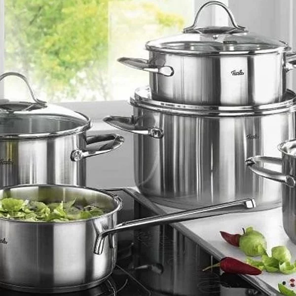 Кастрюля низкая с крышкой из нержавеющей стали Paris 2,4 л диаметр 20 см, Fissler, Германия, 212420 - изобр. 9