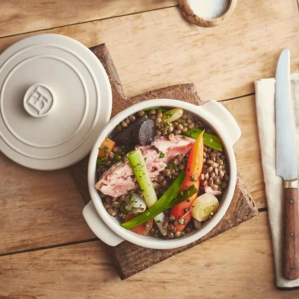 Кокотница для запекания Solo 550 мл, керамика, цвет опал, Emile Henry Франция, 098407 - изобр. 10