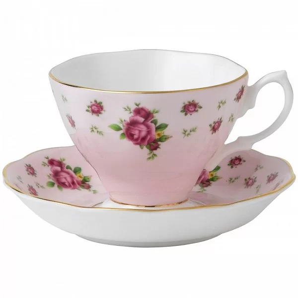 Чашка с блюдцем New Country Roses 200 мл материал фарфор, Royal Albert, Великобритания, NCRPNK26135 - изобр. 7