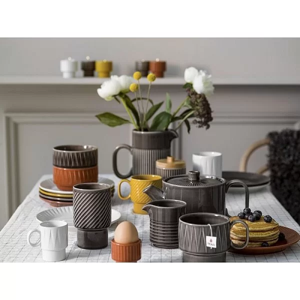 Подставка для яиц-подсвечник Coffee and More, высота 5,7 см, керамика, цвет коричневый, SagаForm, Швеция, 5018104 - изобр. 12