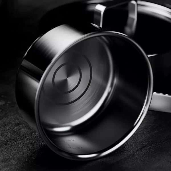 Набор посуды Premium из 4 предметов (3 кастрюли + ковш с крышками), нержавеющая сталь, ELO, Германия, 33400 - изобр. 18