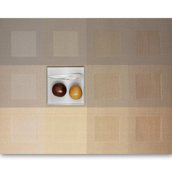 Салфетка подстановочная Engineered squares, 36x48см, золото, Chilewich, 0071-ENGS-GOLD - изобр. 7