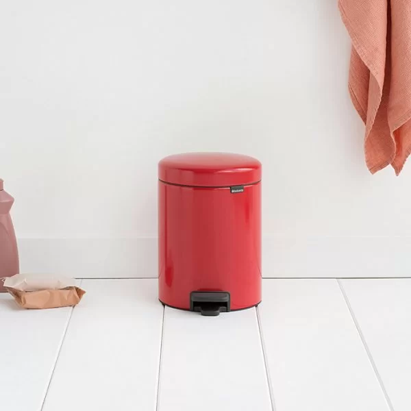 Мусорный бак с педалью NewIcon, 5л, пламенно-красный, Brabantia, 112089 - изобр. 10