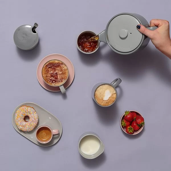 Сахарница Cafe Concept, диаметр 8,5 см, материал каменная керамика, цвет серый, Typhoon, Великобритания, 1401.818V - изобр. 9