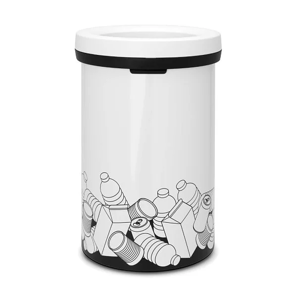 Мусорный бак открытый 60л, белый, Brabantia, 401985 - изобр. 8