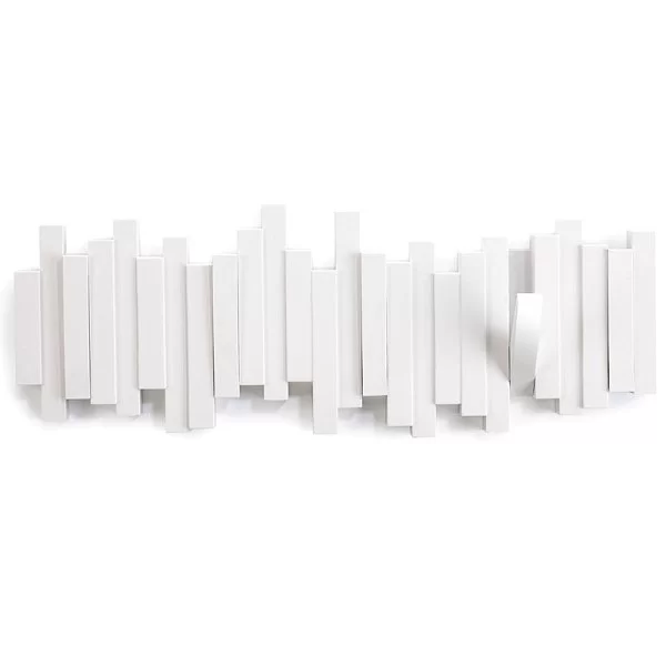 Вешалка настенная Sticks 49,3х18х3 см, цвет белый, материал пластик, Umbra, Канада, 318211-660 - изобр. 7