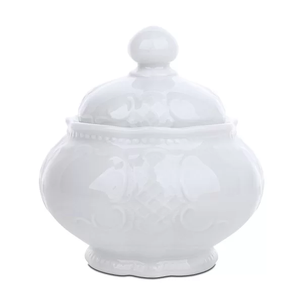 Сахарница Salzburg Uni 200 мл, фарфор, цвет белый, Seltmann Weiden, Германия, 001.608802 - изобр. 7