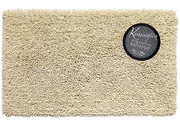 Коврик для ванной Kensington Ivory 53x86 см, цвет слоновая кость, материал хлопок, Carnation Home Fashions, США, BM-M3L/08 - изобр. 7