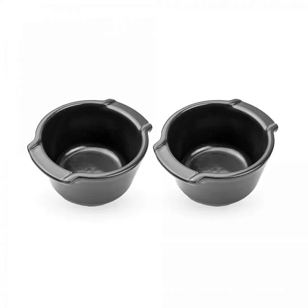 Набор из 2 рамекинов, керамика, цвет серый, Peugeot, Франция, 61876 - изобр. 7