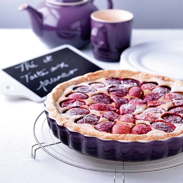 Форма для выпечки рифленая круглая 28 см, материал керамика, цвет фиолетовый, Le Creuset, Франция, 61120287220006 - изобр. 8