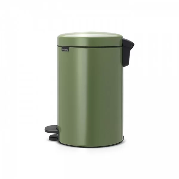 Мусорный бак с педалью NewIcon, 12л, зеленый мох, Brabantia, 113529 - изобр. 8