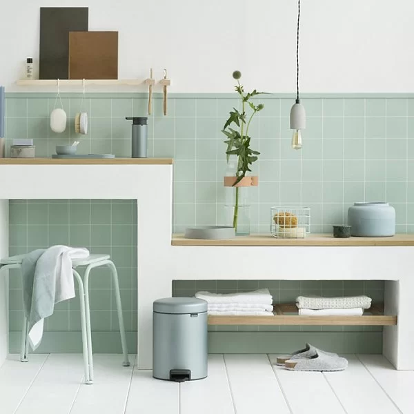 Мусорный бак с педалью NewIcon, 5л, мятный металлик, Brabantia, 112942 - изобр. 11