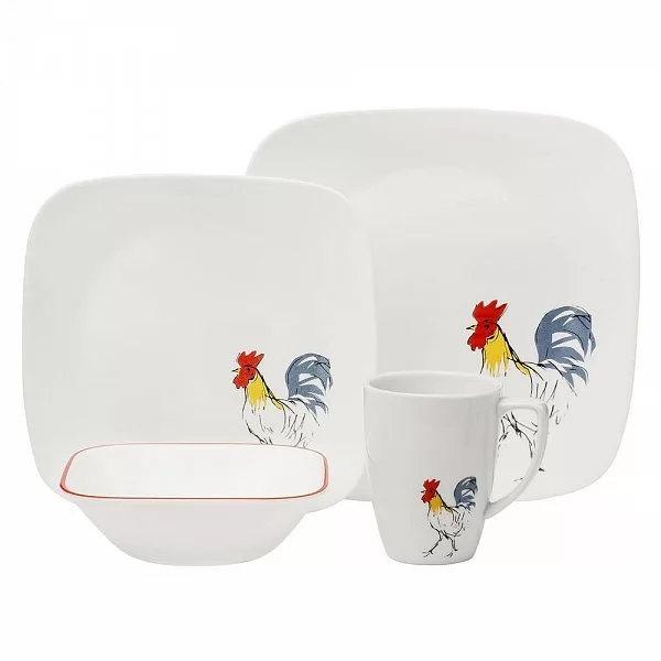 Набор посуды 16 предметов Country Dawn на 4 персоны, стекло, Corelle, 1119413 - изобр. 7
