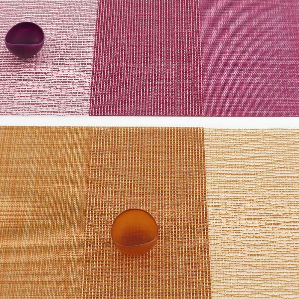 Салфетка подстановочная Mini Basketweave, 36x48см, клеман, Chilewich, 0025-MNBK-CLEM - изобр. 9