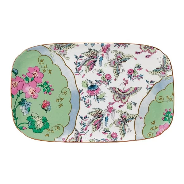 Поднос для сендвичей Butterfly Bloom 25x15 см, материал фарфор, Wedgwood, Великобритания, 5C107805853 - изобр. 7