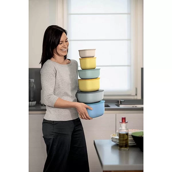 Контейнер для хранения Store&More объем 2,8 л, материал полипропилен, цвет голубой, Guzzini, Италия, 170705189 - изобр. 8