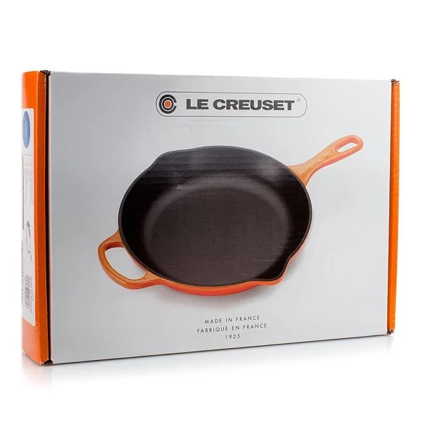 Сковорода с толстым дном 23 см, эмалированный чугун, цвет синий, Le Creuset, Франция, 20182232000422 - изобр. 11