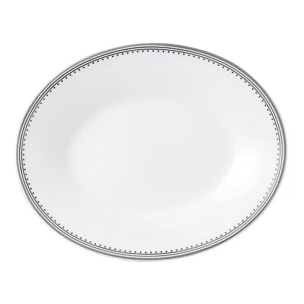 Подставка под соусник Vera Wang Grosgrain 20x16,5x2 см, материал фарфор, цвет белый, Wedgwood, Великобритания, 50116405606 - изобр. 7