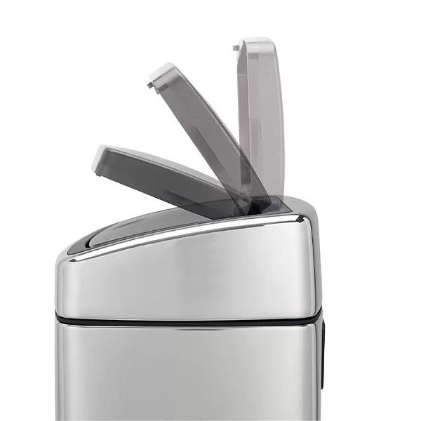 Мусорный бак Touch Bin 10л, полированная сталь, Brabantia, 477201 - изобр. 11