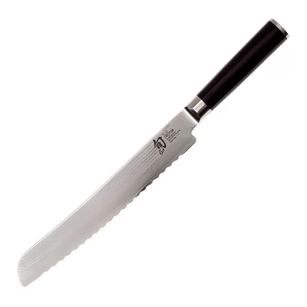 Нож для хлеба Shun Classic длина лезвия 24,1 см, сталь VG-MAX в обкладках из дамаска, Kai, Япония, KAI-DM-0705 - изобр. 7