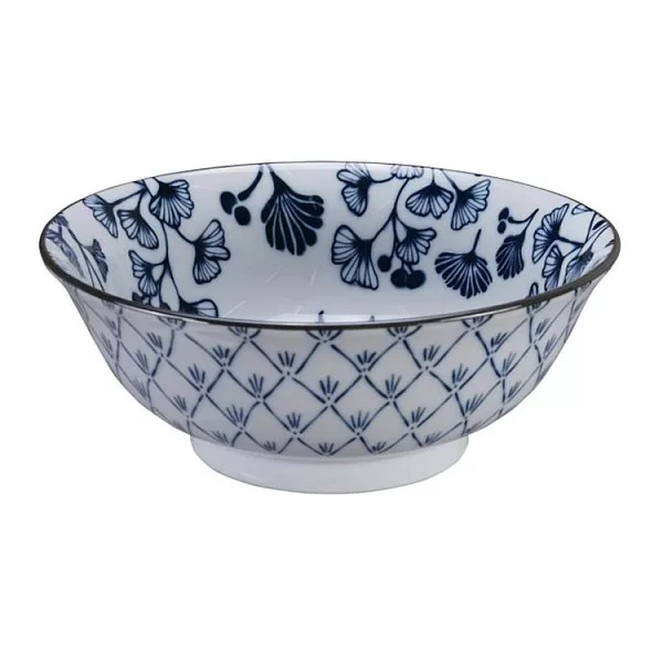 Чаша Flora Japonica 20 см фарфор, цвет бело-голубой, Tokyo Design, Япония, 16707 - изобр. 7